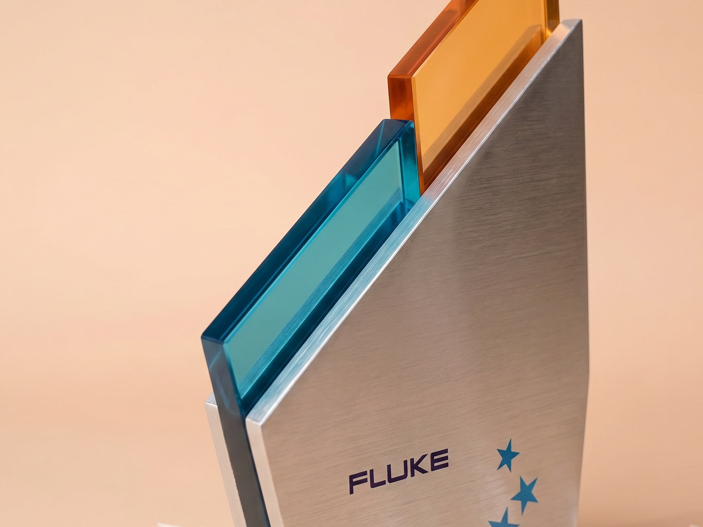 Custom Aero Aluminum & Glass Corporate Award Trophy